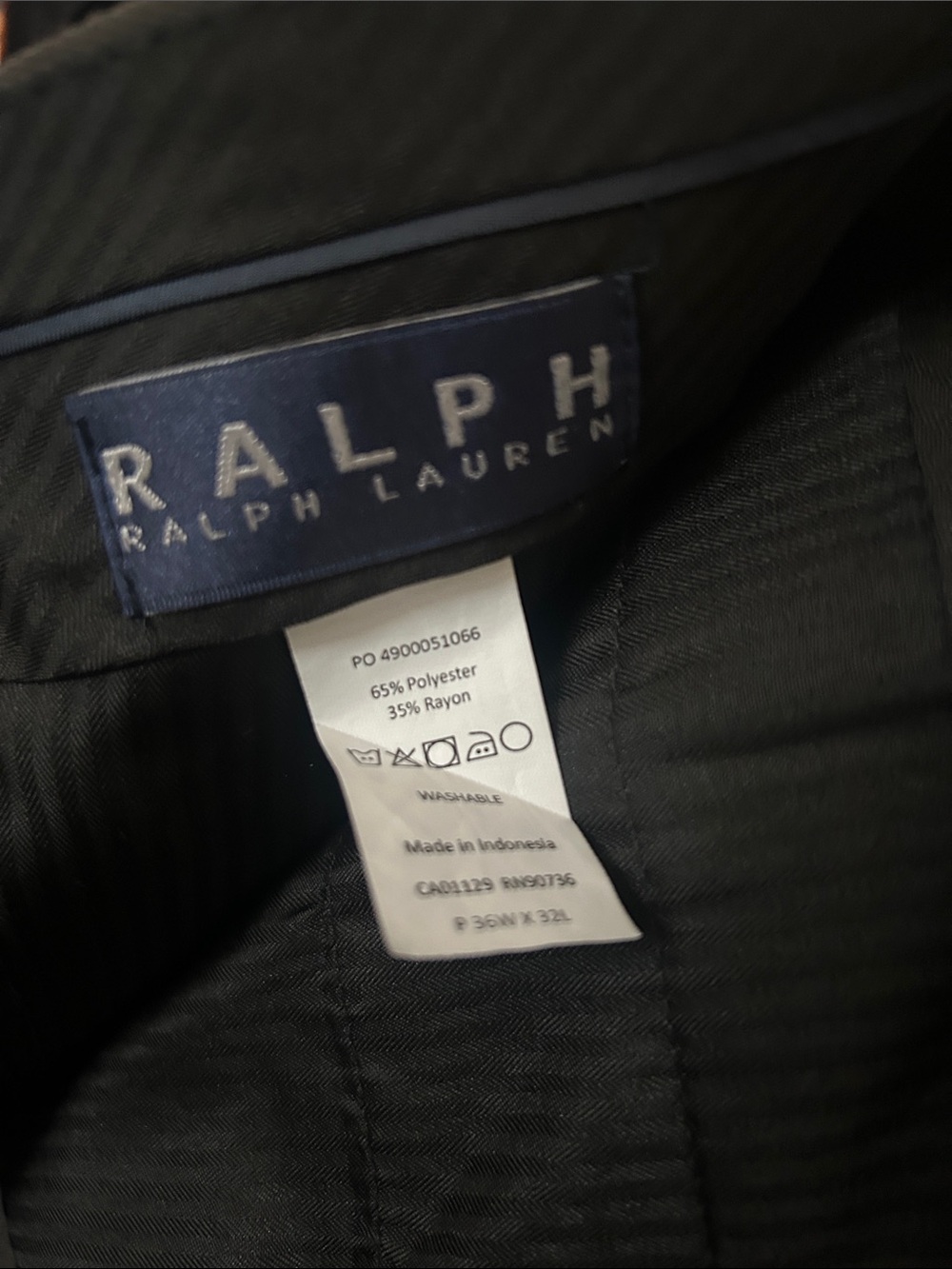 Ralph Lauren Black Textured Blazer